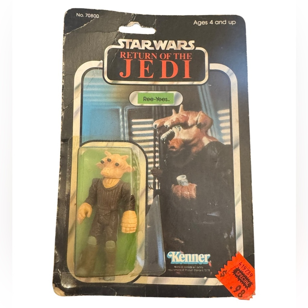 Star Wars Vintage 1983 Ree-Yees Action Figure